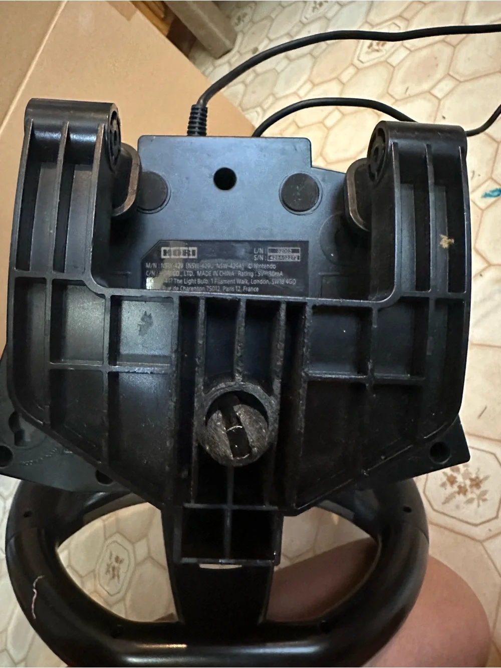 Nintendo switch racing wheel and pedals